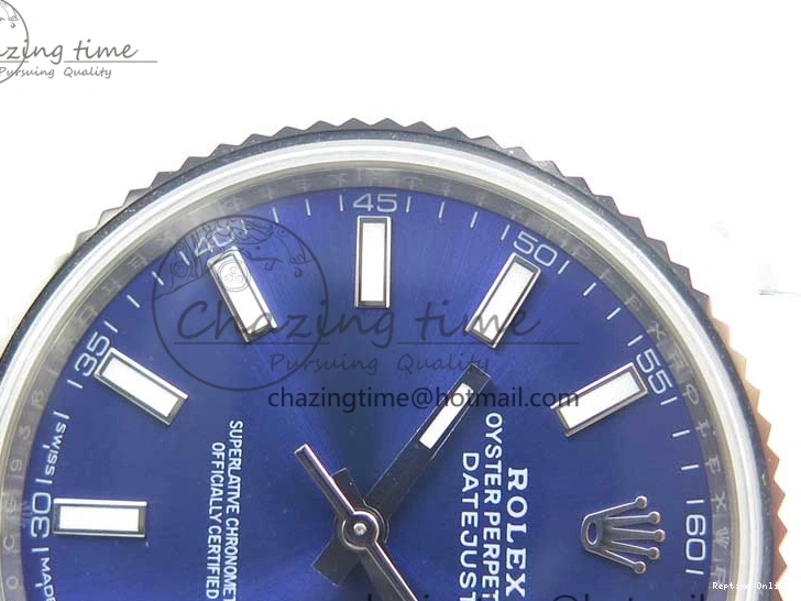1229 DateJust 126334 SS Noob 1:1 904L Best Edition Blue Dial Stick Markers on Oyster Bracelet A Youthful 3169